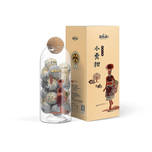 勐乐山小青柑普茶（布朗古树）玻璃瓶装250g 商品图3