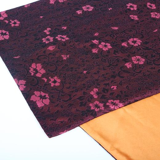 SAINTJOY/上久楷 女士真丝花罗长巾 红魅·紫红 SJ14022-1 商品图1