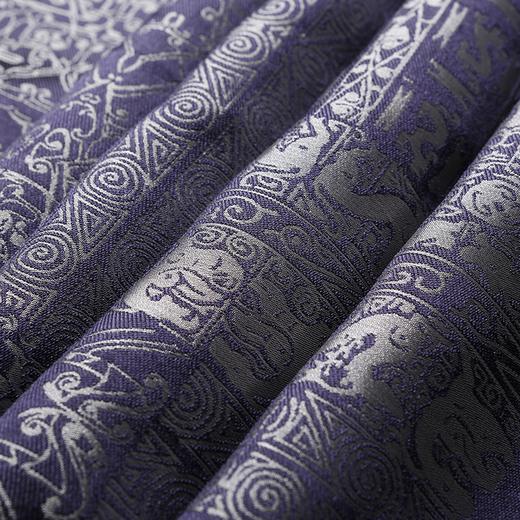 SAINTJOY/上久楷国礼款  男士宋锦双面长巾  战国策·藏青 SJ14036 商品图2