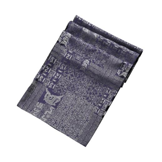 SAINTJOY/上久楷国礼款  男士宋锦双面长巾  战国策·藏青 SJ14036 商品图0