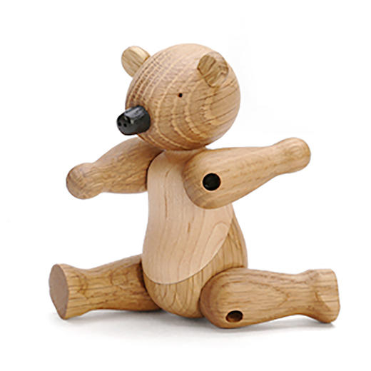 北欧风格  木质熊先生  丹麦木偶摆件  木质家居  创意生日礼物 商品图3