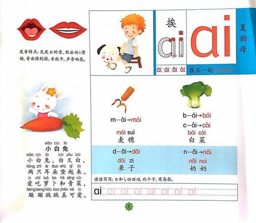 趣味学拼音 幼儿园创造性快乐发展课程   4-7岁下 商品图1