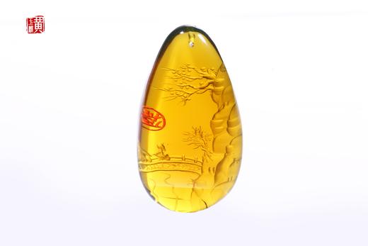 ​[ 鹊桥仙 ]  原矿净水级蓝珀吊坠 商品图1