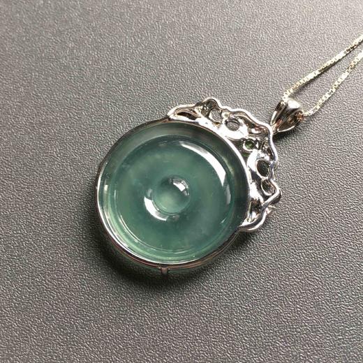 高冰种蓝水平安扣福在眼前 商品图4