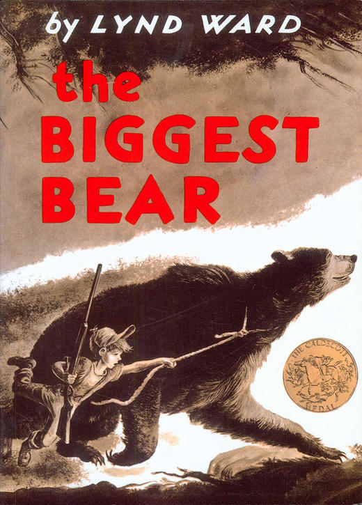 美国进口 1953年凯迪克金奖 汪培珽书单 The Biggest Bear 最大的熊【平装】 商品图0