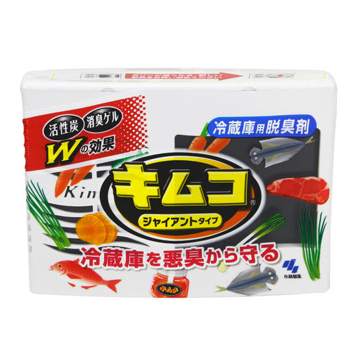 日本原装进口小林制药冰箱除臭剂活性炭去腥除臭除异味 冷藏室用 162g/113g 商品图1