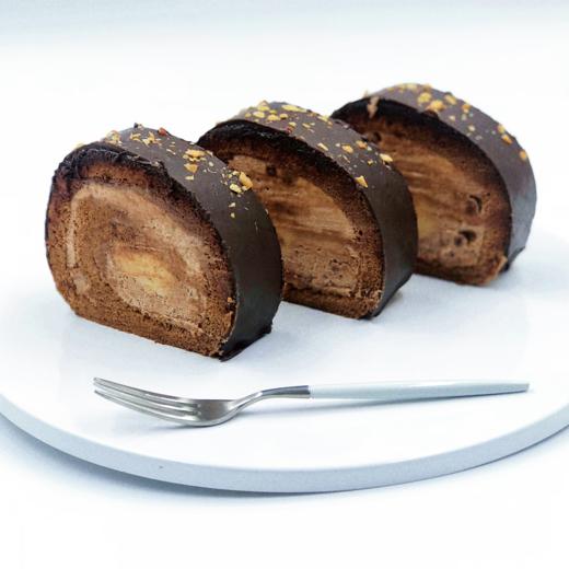 榛子奶油脆皮麻薯瑞士蛋糕卷（整卷出售） 商品图2