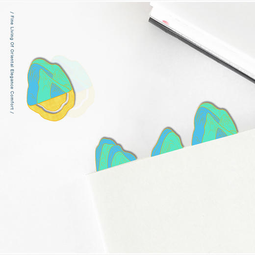 【宫里书签 尺子 手机扣】千里江山系列文创产品  商品图3