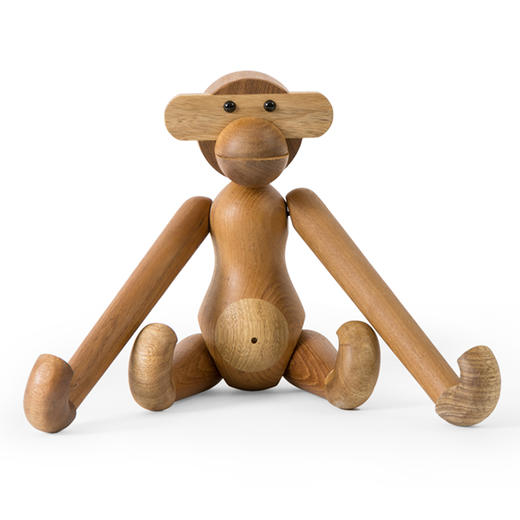 北欧风格  丹麦实木猴子  木偶摆件  木质家居  饰品  创意生日礼物 商品图4