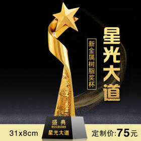 奖杯定制定做高档优秀员工奖品创意金属奥斯卡小金人冠军奖杯刻字