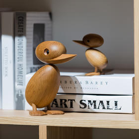 北欧风格  可爱木头小鸭子  丹麦木偶摆件  木质家居  创意生日礼物