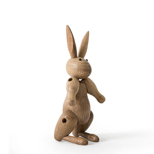北欧风格  木质兔小姐  丹麦木偶摆件  木质家居  创意生日礼物 商品图3