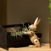 北欧风格  木质兔小姐  丹麦木偶摆件  木质家居  创意生日礼物 商品缩略图0