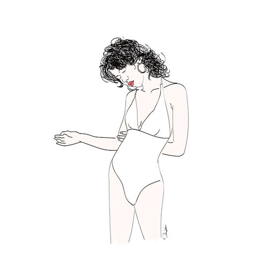 PAULIEPOSH | White Onepiece [连体泳衣] 商品图9