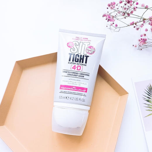 「坐着 躺着都能瘦的瘦身霜」英国Soap&Glory滚珠4DTSIT TIGH坐着瘦纤细身体腿臀腰腹部紧致霜香港直邮 商品图2