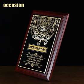 木质授权牌荣誉牌匾奖牌颁奖证书定制实木刻字木托聘书定做授权书