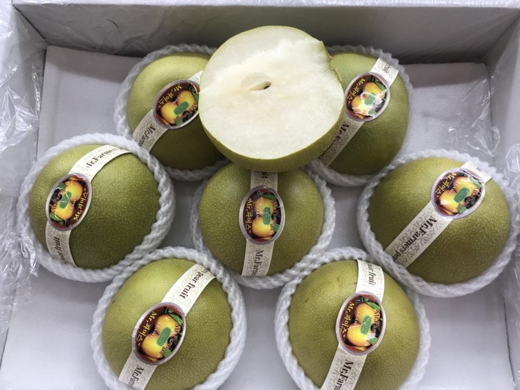 韩国梨特级果78只788斤原装礼盒