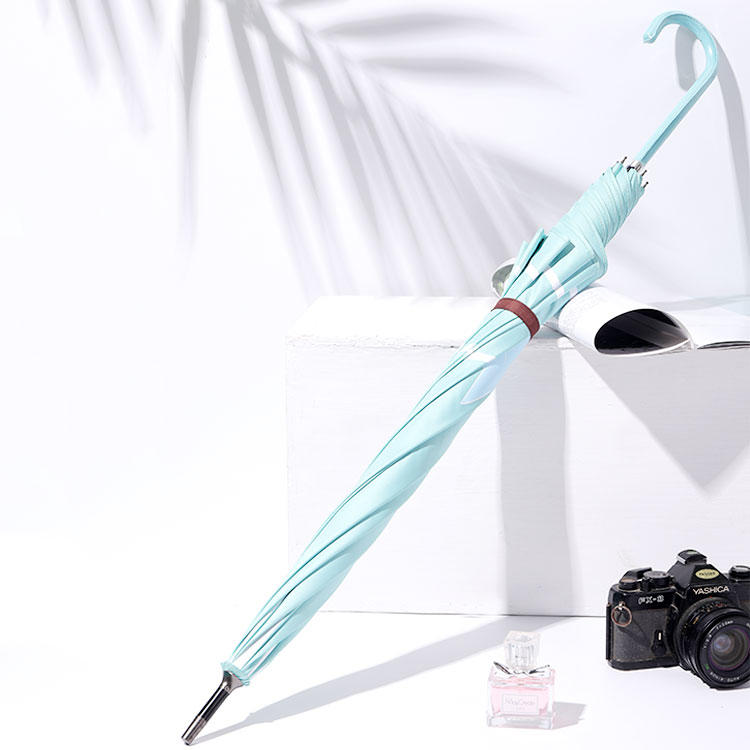 希岸知更鸟pu皮把手晴雨直伞