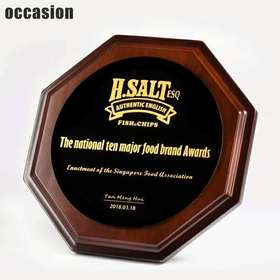 木质授权牌 水晶奖杯 定制高档奖牌 加盟牌代理商授权牌订做刻字