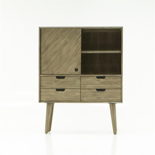 NS家居nsfurniture客厅进口实木移门装饰柜NSCB-TIL L04A 商品图2