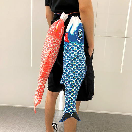 西班牙DOIY 创意文艺鲤鱼旗造型旅行李箱可挂脏衣袋收纳袋 商品图9