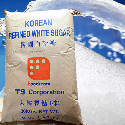 南韩细糖进口30kg韩国白砂糖