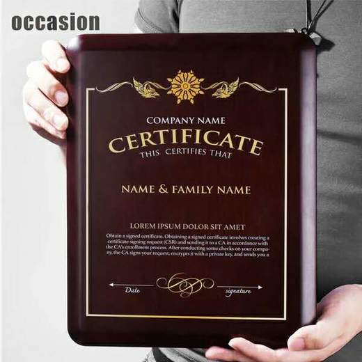 授权牌定制彩色木质奖牌证书定做实木加盟牌授权书制作荣誉牌匾 商品图2