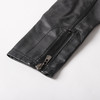 XL码黑色修身气质皮衣女机车服帅气B113 商品缩略图3