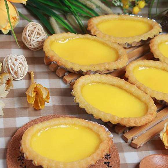 港式蛋挞皮椭圆形冷冻品祥18冷冻半成品