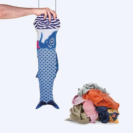 西班牙DOIY 创意文艺鲤鱼旗造型旅行李箱可挂脏衣袋收纳袋 商品图4