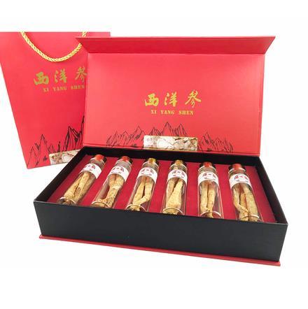 加拿大天然西洋参整参原枝100g/盒，礼盒袋装 商品图0