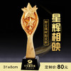 星辉相映  奖杯定制定做高档优秀员工奖品创意金属奥斯卡小金人冠军奖杯刻字 商品缩略图0
