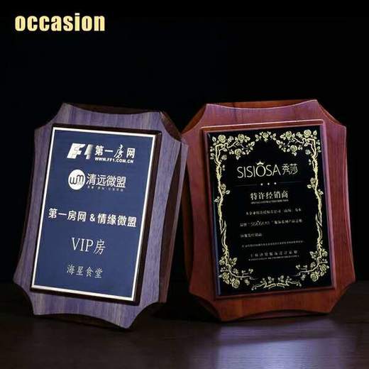 奖牌定制定做授权牌证书制作荣誉牌牌匾微商代理室内设计师资格证 商品图0