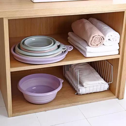 节省空间 日式旅行折叠脸盆 户外便携式水盆【20*8.5cm】 商品图2