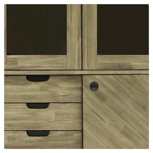 NS家居nsfurniture进口实木玻璃餐边柜书柜NSCB-TIL L03 商品图3