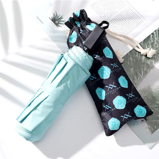 希岸山茶花双层防晒晴雨折叠伞 商品图1