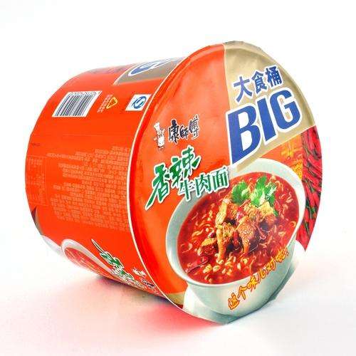 143g*12桶康师傅大食桶香辣牛肉面