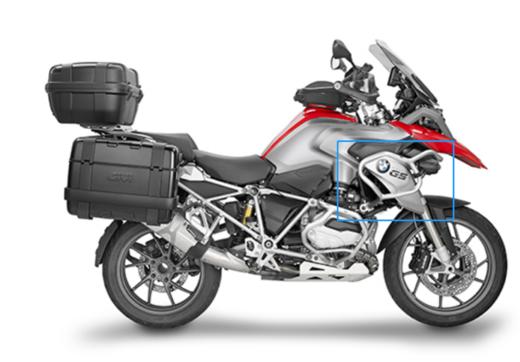 【现货】GIVI 发动机护杠、邮箱护杠-BMW R1200GS 商品图0