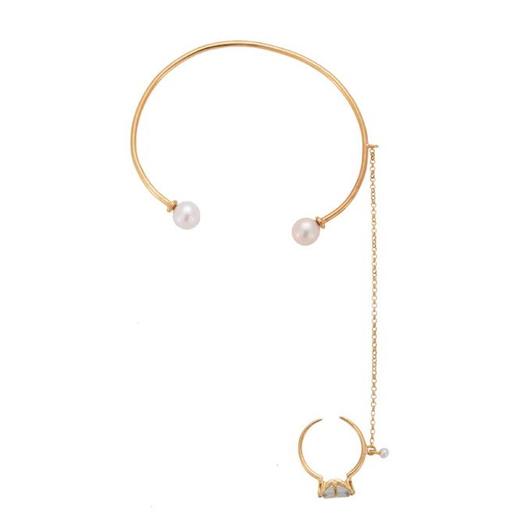 北京仓｜BEATRIZ PALACIOS-Eye-天然珍珠 托帕石 手镯  [西班牙设计师] 商品图1