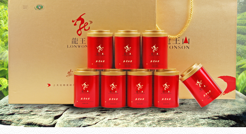 龙王山安吉白茶正宗绿茶明前茶礼盒装龙尊系特级茶叶200g