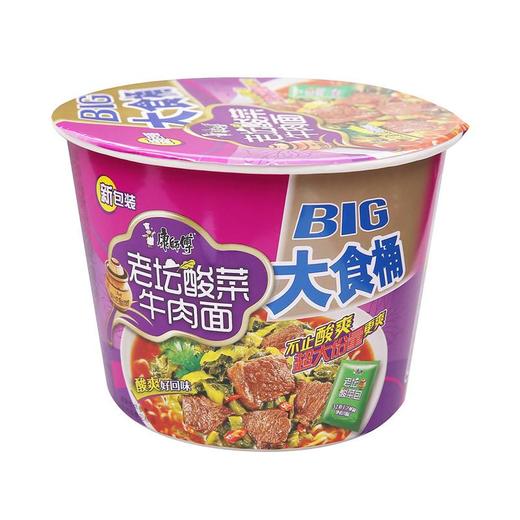 143g*12桶康师傅大食桶酸菜牛肉面 商品图0