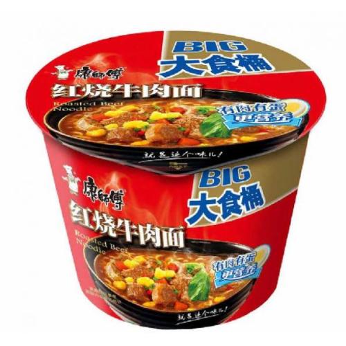 143g*12桶康师傅大食桶红烧牛肉面
