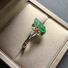 冰种阳绿翡翠貔貅戒指18k黄金镶嵌 商品缩略图4