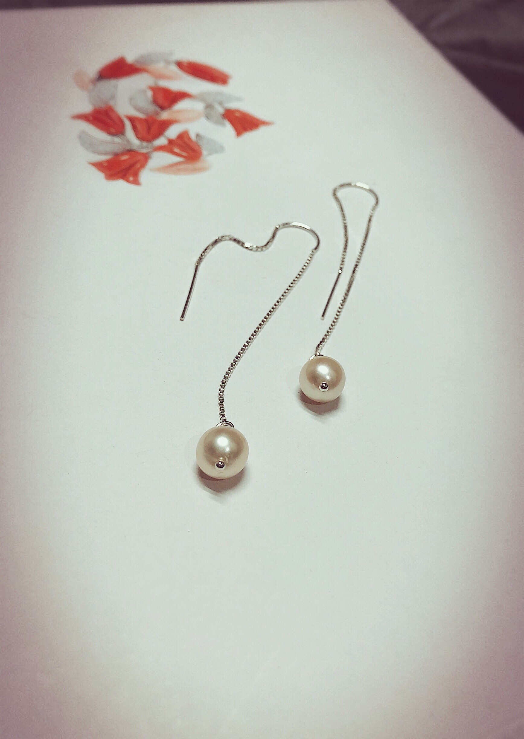 RETRO系列 925银镶淡水珍珠 耳坠