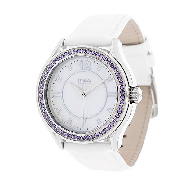 hugoboss女士石英镶钻手表1502266特价75折