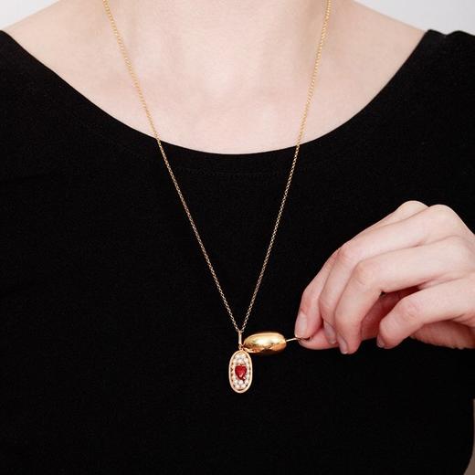 北京仓｜BEATRIZ PALACIOS-Be Still-天然珍珠 石榴石 项链 [西班牙设计师] 商品图0