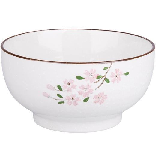 摩登主妇日式樱花陶瓷餐具家用米饭碗面碗大号汤碗菜盘大盘子碟子 商品图4
