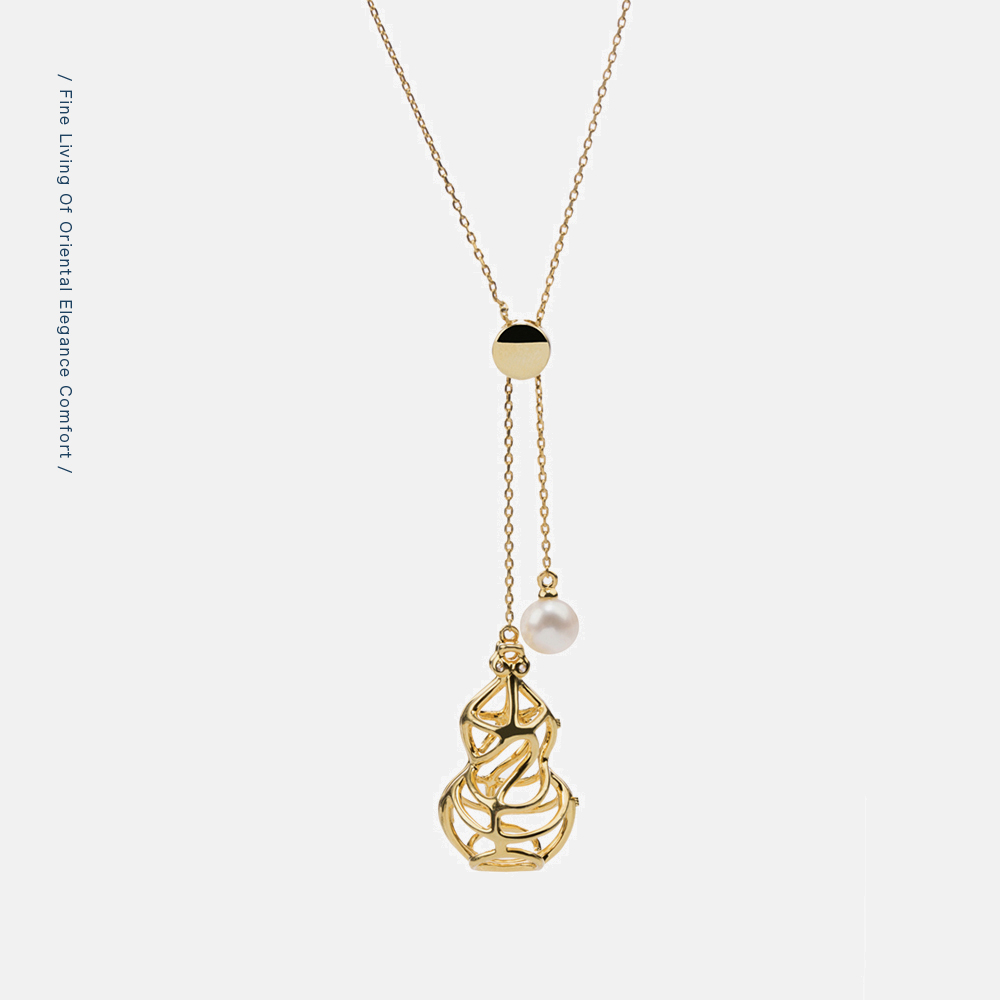 【宫里项链】大吉福禄系列银镀金项链