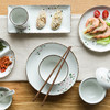 摩登主妇日式樱花陶瓷餐具家用米饭碗面碗大号汤碗菜盘大盘子碟子 商品缩略图2