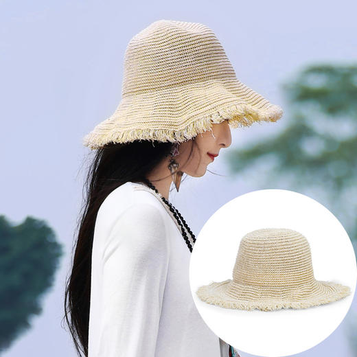 【夏日遮阳帽】哈尼纸编渔夫帽 | 24小时现货发 商品图1